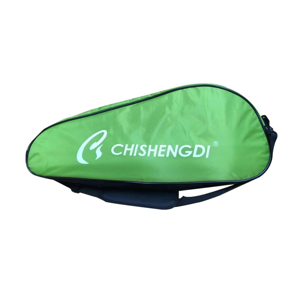 UNISTRENGH Badminton Racket Shoulder Bag Backpack with Shoe Compartment, Multifunction 6 Racquets Tennis Bag for Men and Women, 12 Rackets Bag (Holds between 3 and 6 badminton rackets, Green)