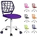 BELTOM Chaise de Bureau Ergonomique pour Enfants et Adolescents. Chaise d'ordinateur pivotante à 360 ° et réglable en Hauteur sans accoudoirs - Violet