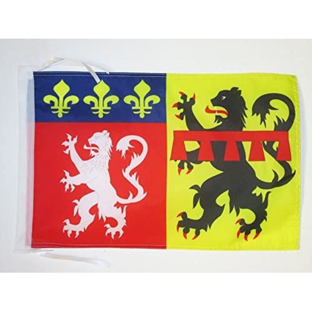 Iran Old Persia Flag 18'' x 12'' cords - Persian SMALL flags 30 x 45cm - Banner 18x12 in - AZ FLAG — view 990