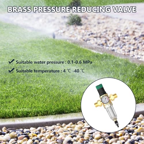 Réducteur de pression eau pour maison et bâtiment avec manomètre - 5