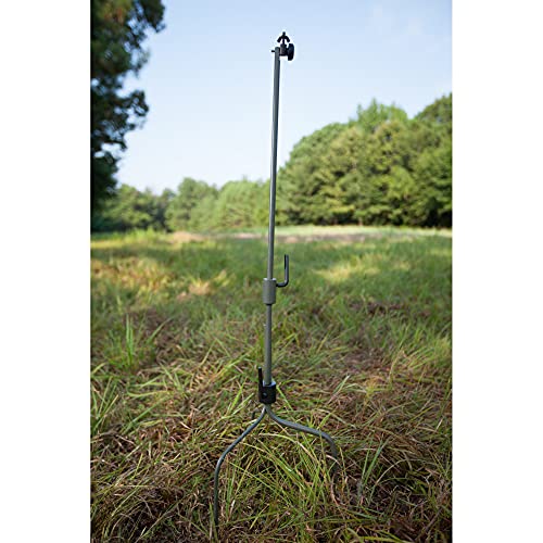 Moultrie Universal Camera Stake | 360 Degree Rotation | Adjustable Tilt | Fits Mou 2013 Or Later Cameras, Silver, One Size #TOP5