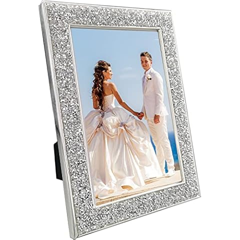 Silver Metal 6x4 Photo Frame Set Cover