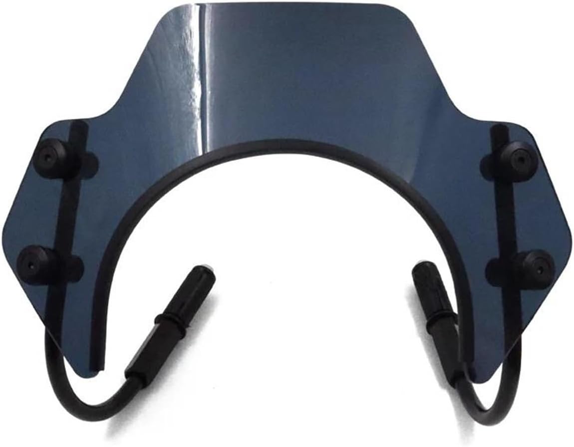 Motorcycle Front Windshield Flyscreen WindScreen Kit For Vespa GTS300/GTS Super 125-300cc GTS 300 GTS 250 GTS 125 2023-2025 Windshield Visor Deflectors(Translucent Black)