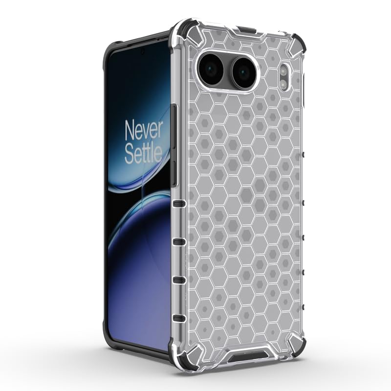 Image of Plastic Bumper Back Case Cover for OnePlus Nord 4 5G (Transparent)