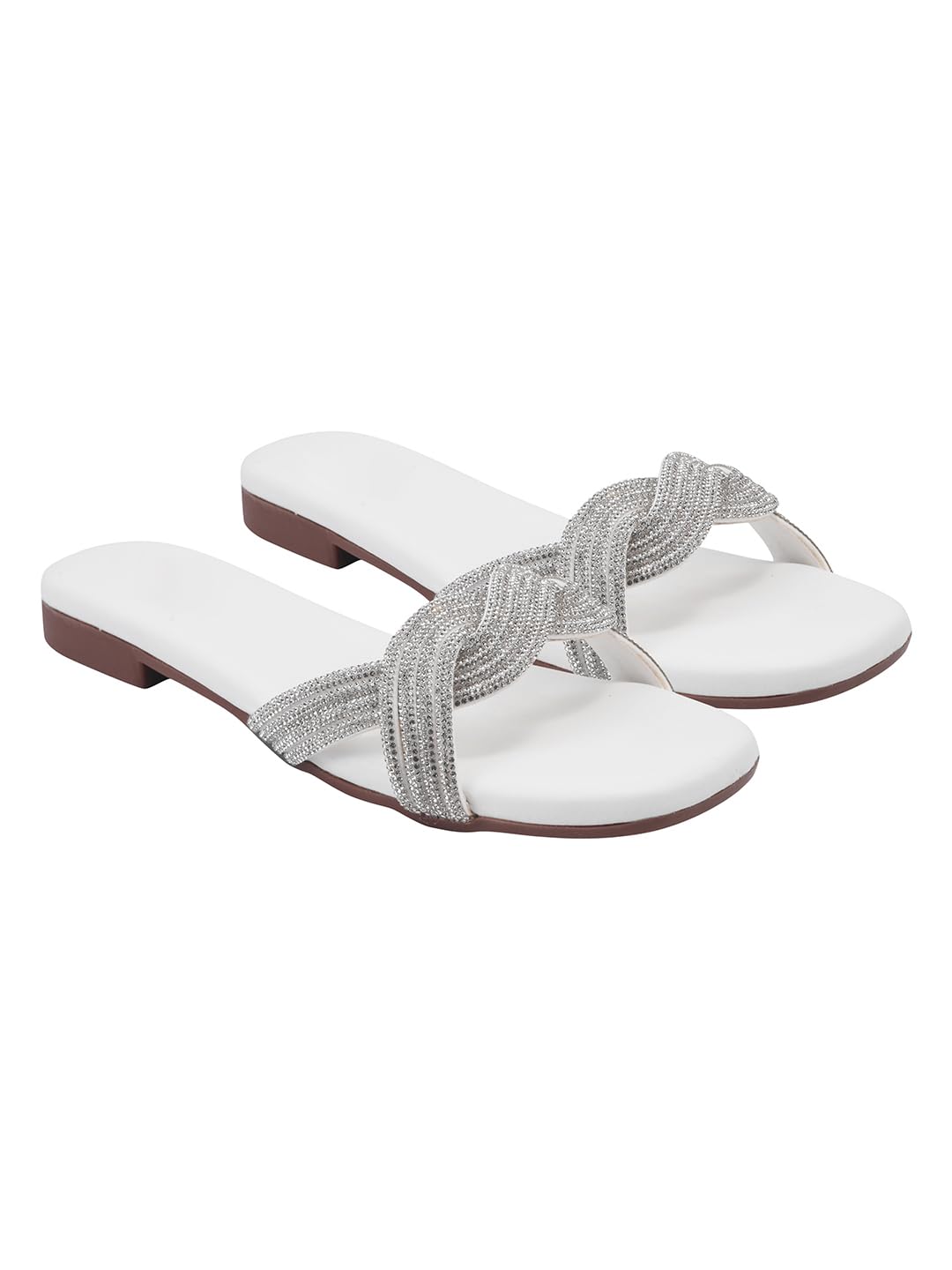 nzs Women’s Ethnic Flat Sandals Traditional Comfortable | Slip-On Flats for Festive & Daily Footwear-picture-38