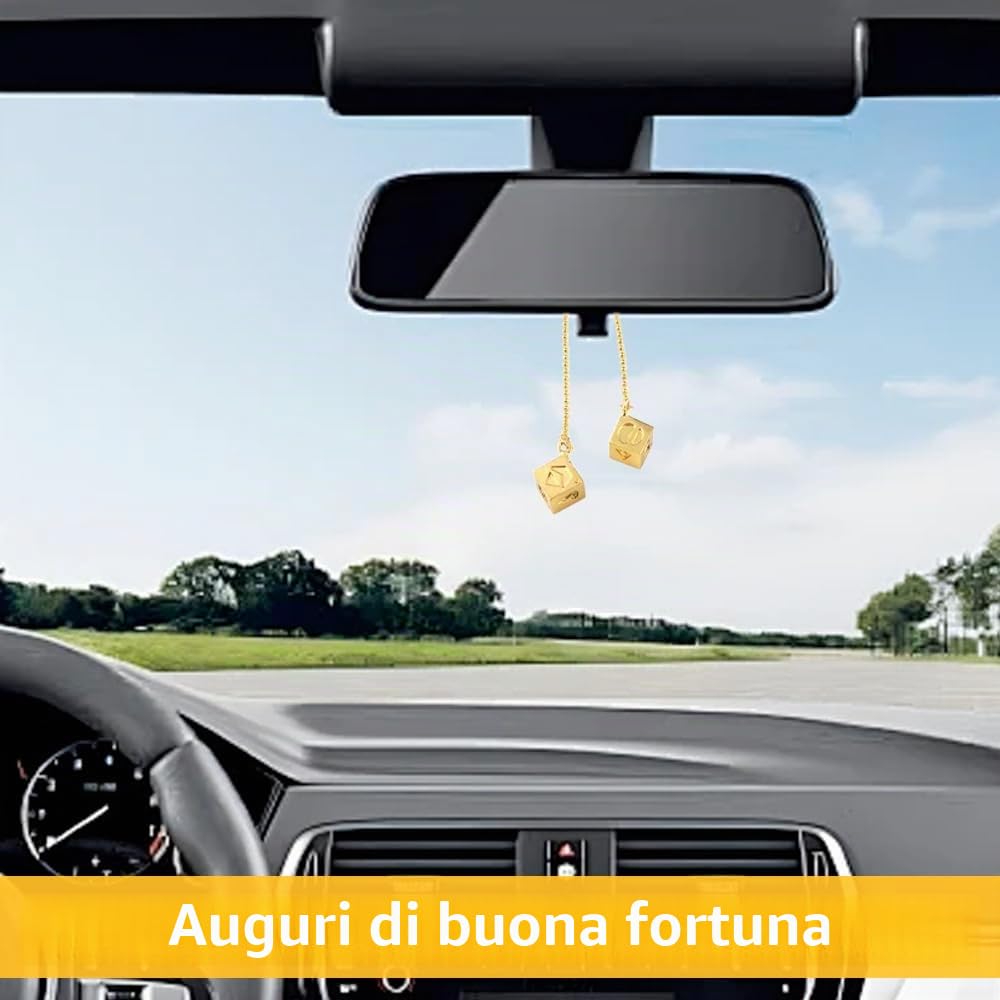 2 ciondoli portafortuna Han Solo, divertenti dadi Han Solo, placcati in oro, portachiavi da appendere ornamento per fan di Star Wars, accessori per auto, portachiavi con ciondolo per auto, regali per