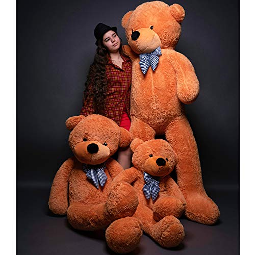 TE-Trend Bär Plüschbär Riesen Kuscheltier XXL Teddybär Riesig Large Teddy Bear Plüschteddy 200 cm Hellbraun – Bild 7