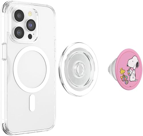 Miniatura 4 de Peanuts Snoopy y Woodstock - Huevos de Pascua PopSockets MagSafe PopGrip para iPhone