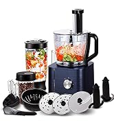 SNDOAS Keukenmachine, 1100 W, multifunctionele voedselverwerker, 3,2 l mengkom deeg kneden, keuken ...