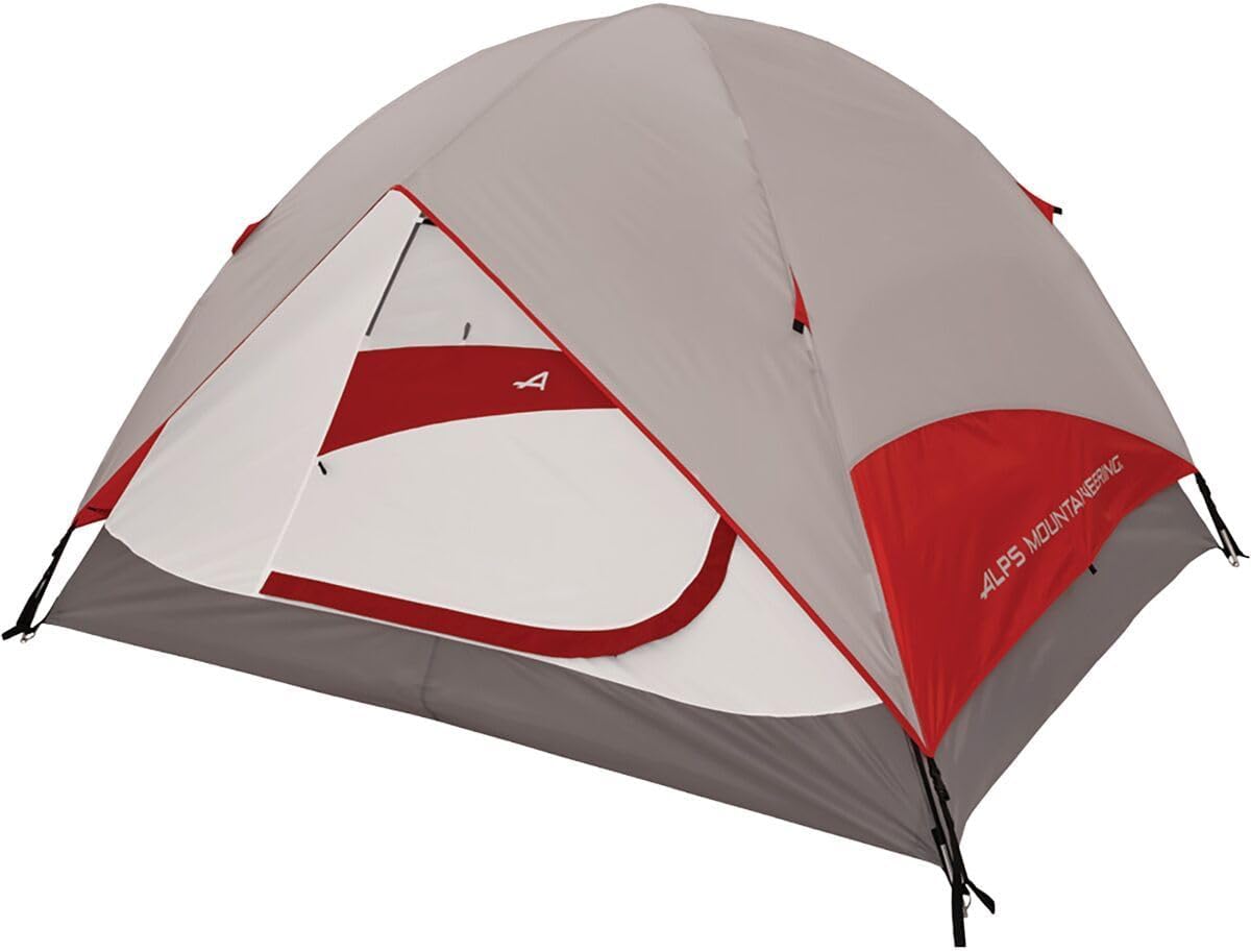 ALPS Mountaineering Meramac 4-Person Tent, Gray/Red