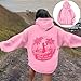 Pink Puff Hoodie Kids Womens Graphic Oversized Trendy Cute Hoodies for Teen Girls Preppy Sweatshirt Long Sleeve Y2K Tops 2024 Pink Puff Hoodie Kids,Pink,X-Large