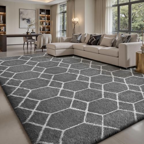 Sour Lemon Hochflor Teppich Grau Carpet Wohnzimmer 140x200 Waschbar Anti-Rutsch Extra Große Teppiche Schlafzimmer Flauschige Moderne Teppiche Matte Teppichen für Schlafzimmer Kinderzimmer Sour Lemon Hochflor Teppich Grau Carpet Wohnzimmer 140x200 Waschbar Anti-Rutsch Extra Große Teppiche Schlafzimmer Flauschige Moderne Teppiche Matte Teppichen für Schlafzimmer Kinderzimmer