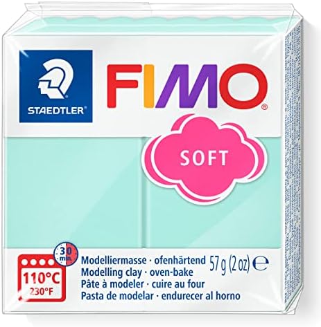 Fimo Soft Polymer Clay 2 Ounces-Mint