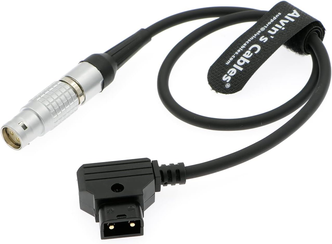 Alvin’s Cables RED V-Raptor XL Power Cable D-tap to Straight 2B 4 Pin Female Camera Power Cable 45cm|18inches