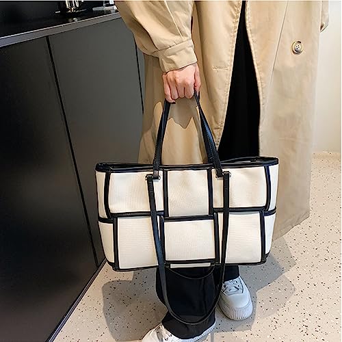 Large Woven Leather Shoulder Bag for Women Crossbody Satchel Tote Work Bag with Matching Clutch Genuine Leather4