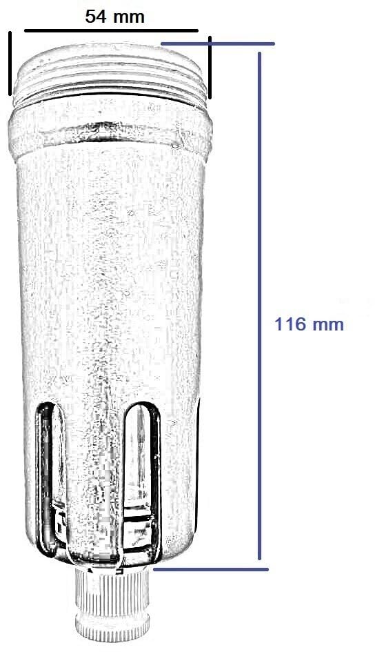 METAL WORK Pièce de rechange tasse filtre New Deal raccord 1/2'' robinet évacuation condensation semi-automatique