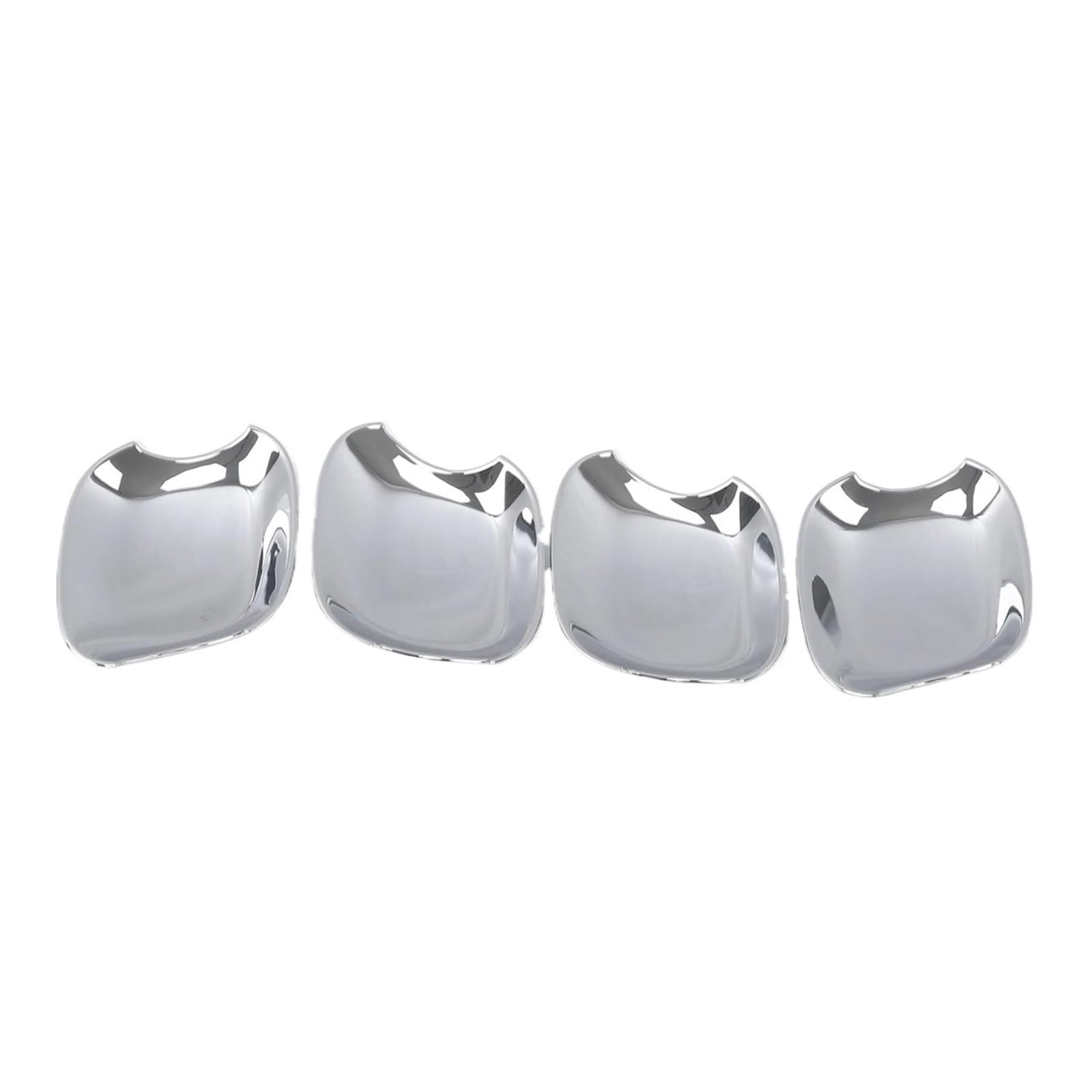 Zhqdrcy Silver Bowl Door Open Handles For A4 B8 For Q5 For Q3 2009-2016 Car Door Handle Cover Trim Sticker