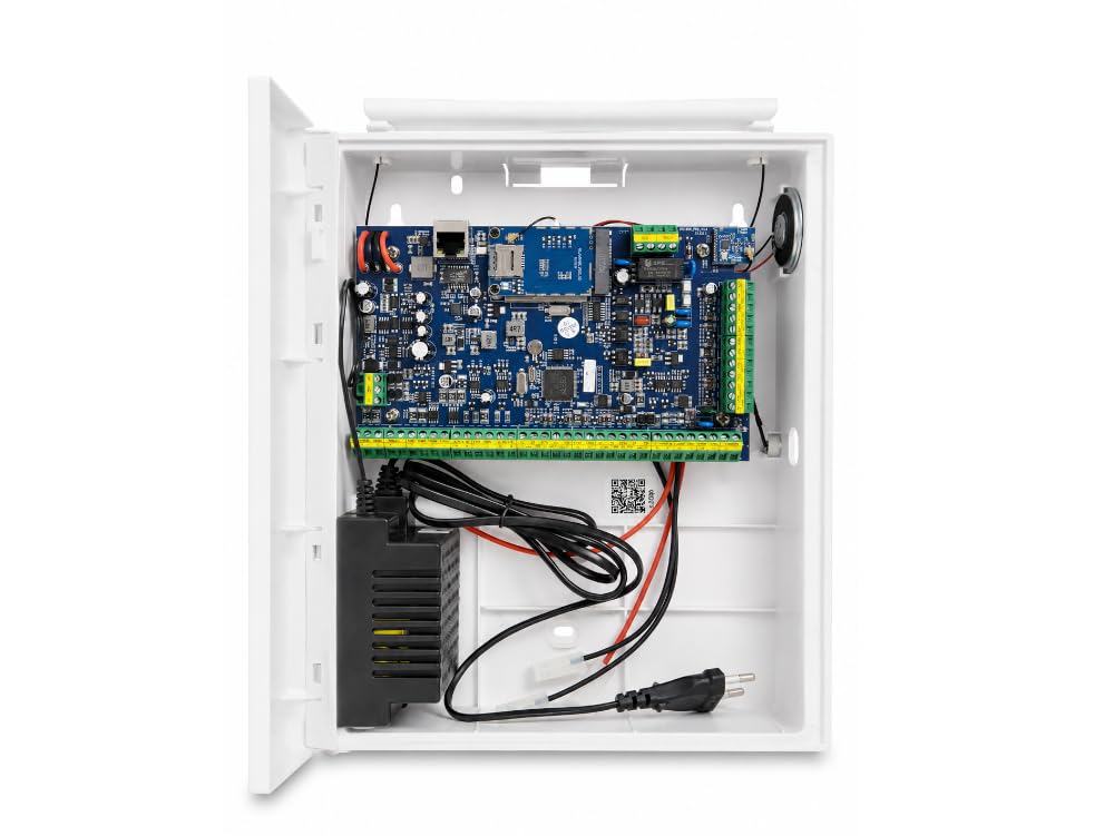 DEFCON X CENTRALE ALLARME IP/GSM 4G WIRELESS E FILARE CON GESTIONE DA APP LAN/GPRS 8 AREE TASTIERA TOUCH