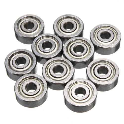 Roulement 623ZZ ABEC-5 3x10x4mm en acier au carbone pour mini arbre - 7