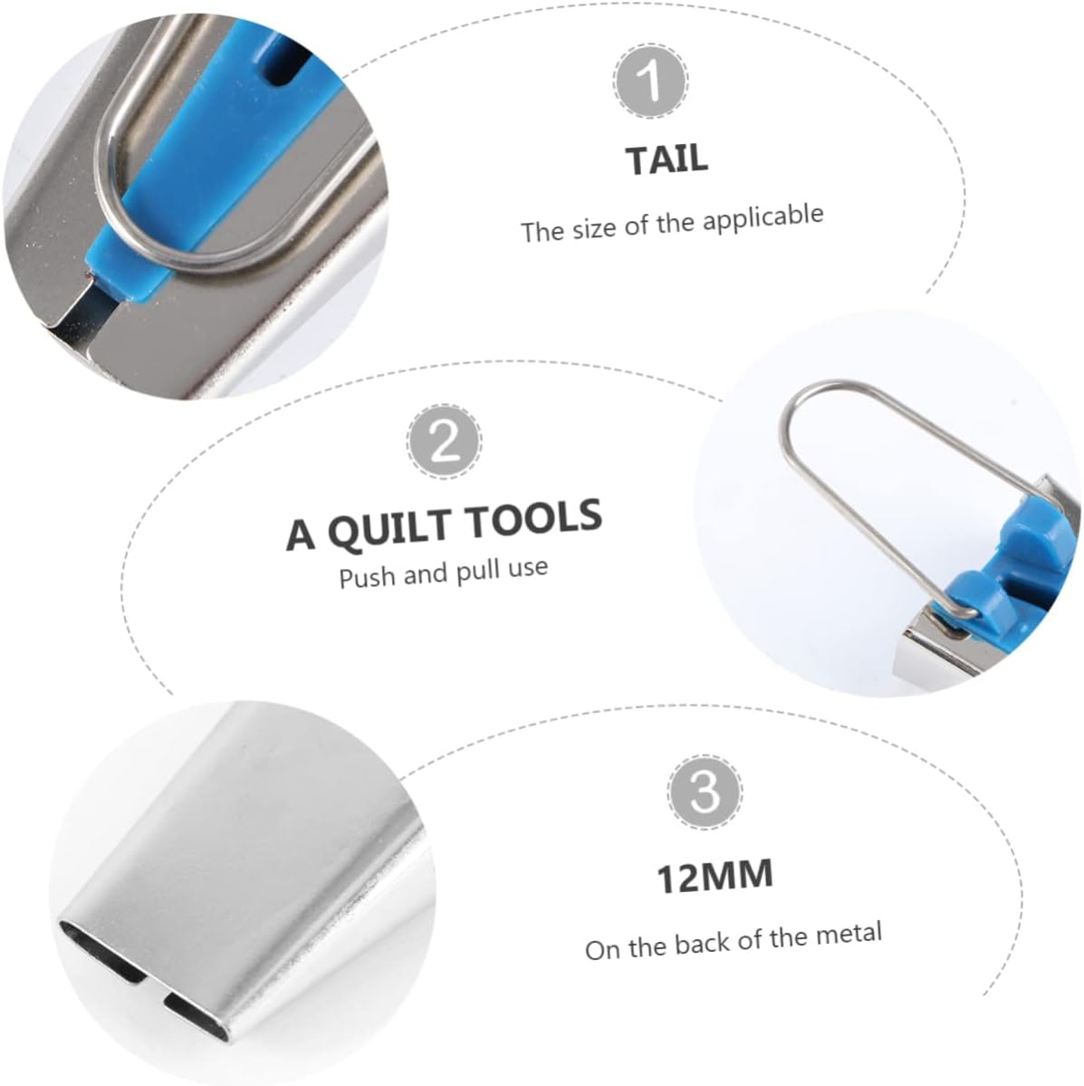 Hohopeti Bias Tape Maker Kit Bias Tape Makers Quilt Fabric Binding Fabric Sewing Tool Set
