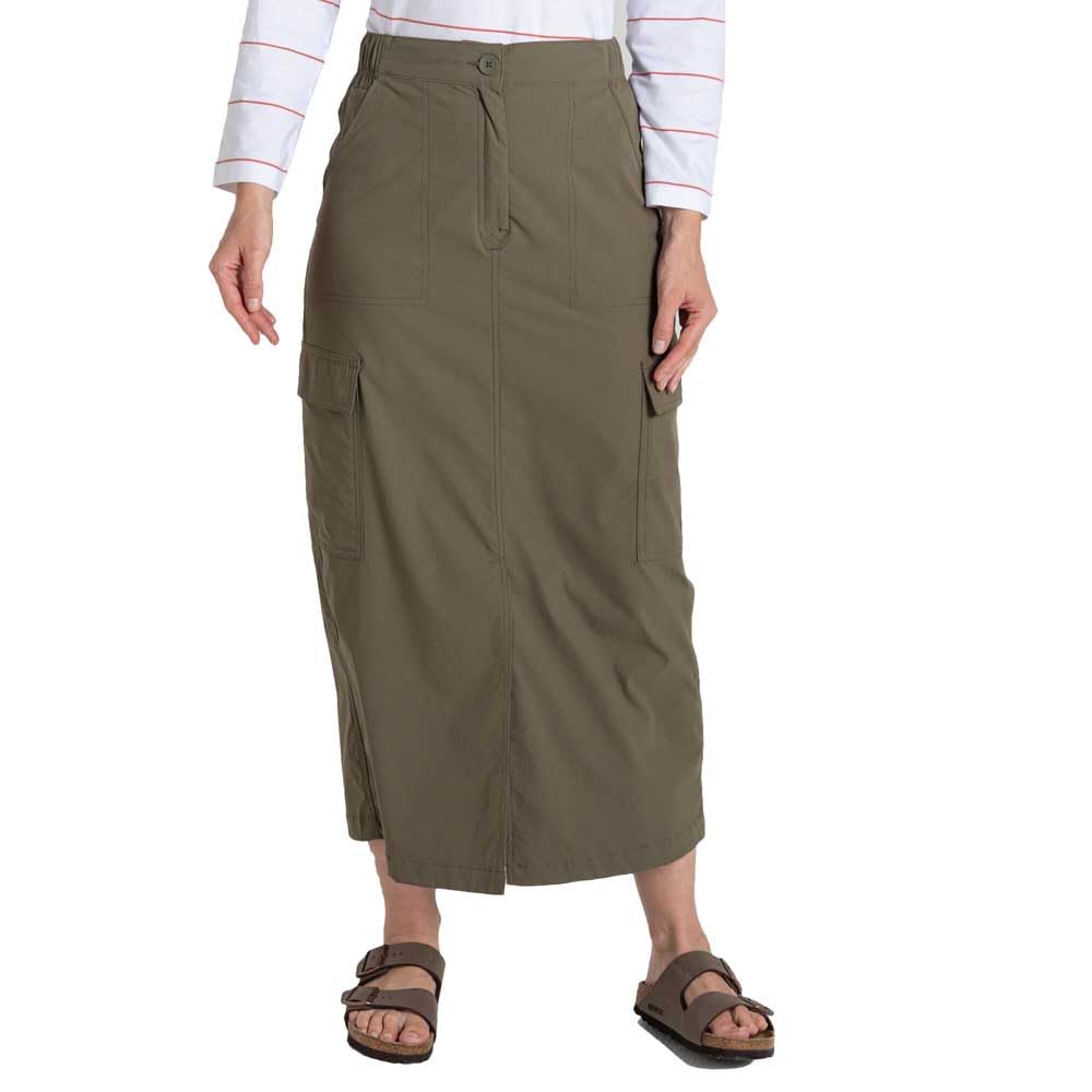 Craghoppers Women's Midi Skirt - Green - Size 14