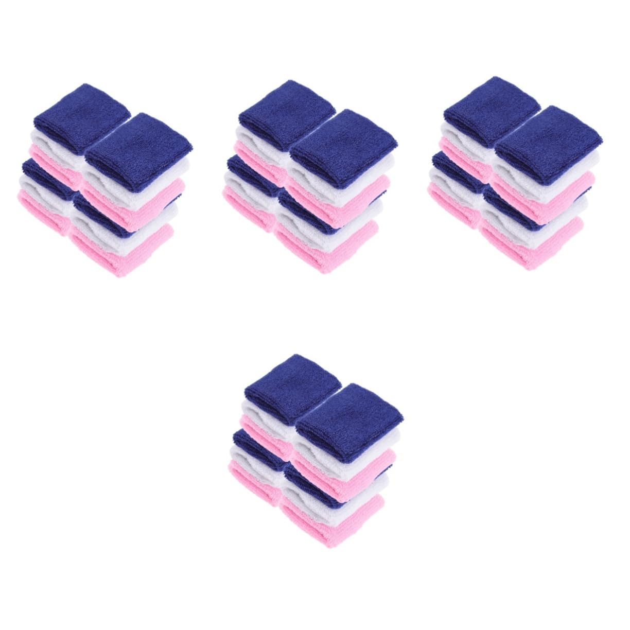 Pezzi Polsino Per Bambini Fasce Per Il Sudore Da Polso Fasce Da Polso Sportive Fasce Per Il Sudore Braccialetti Cinturino Elastico Da Polso Sportivo Polipropilene Basket