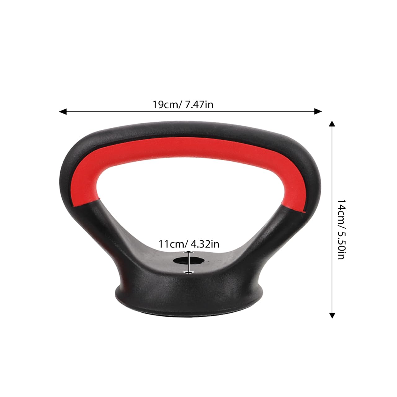 Besportble Mango de pesas rusas ajustable con base estable, herramienta versátil de entrenamiento de fuerza, convierte mancuernas para gimnasio y entrenamientos en casa