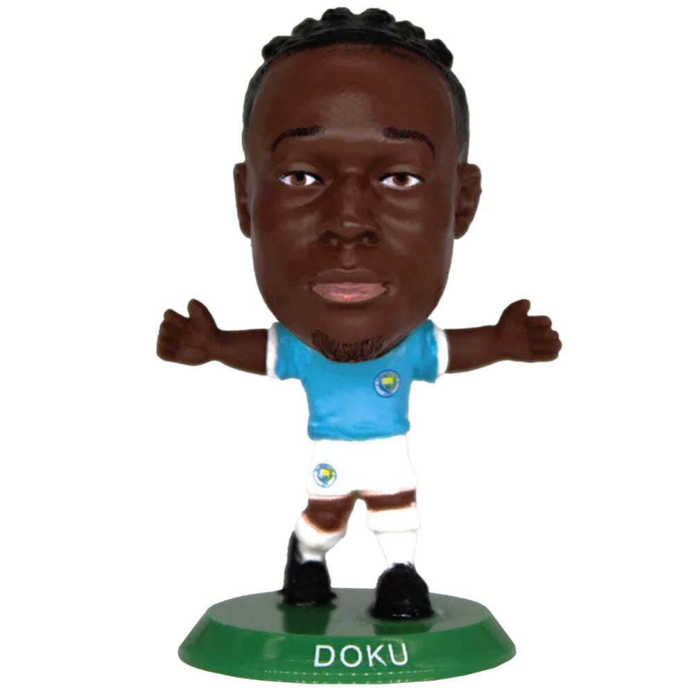 Amazon.com: SoccerStarz - Man City Jeremy Doku - Home Kit (Classic