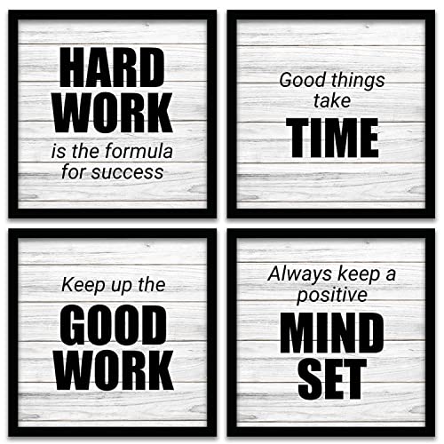 Image of kotart Wood - Frames For Wall Decor - Photo Frames For Wall Decoration - Motivational Wall Poster With Frame - Quotes Wall Frames For Home And Living Room (Art 2, 10x10 inch)