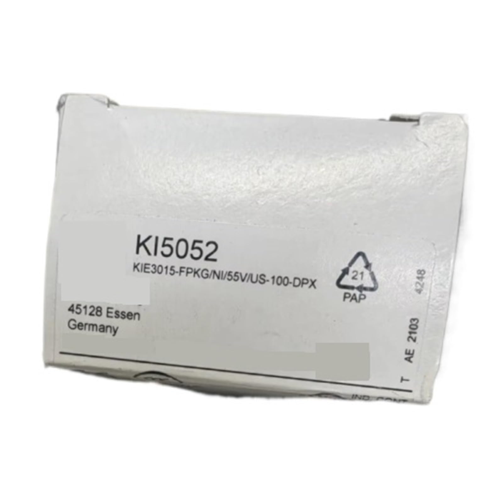 Capteur capacitif KI5052 pour détection de niveau de liquides et solides