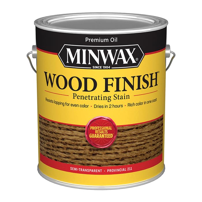 2-Pack of 1 gal Minwax 71002 Provincial Wood Finish Penetrating Oil-Based Wood Stain