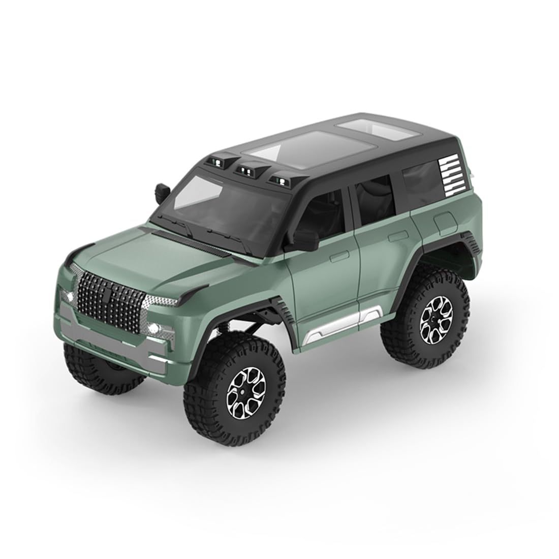 SG-2403 1/24 RC samochód terenowy, 2.4G Full-Time 4WD w pełni proporcjonalny zdalny gąsienica RTR, prezent RC dla miłośników samochodów wspinaczkowych i nastolatków (cyjan)