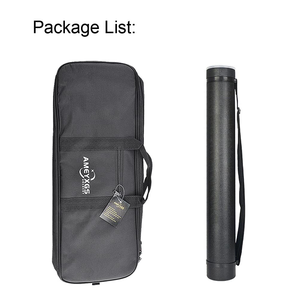 SHARROW Sac d'arc Classique de Tir à l'arc Étui pour Arc Recurbé Bow Case avec Flèche Carquois Accessoires de Chasse en Plein Air