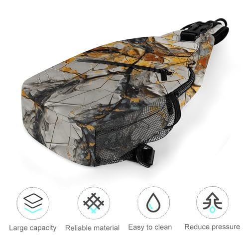 Sac à dos à bandoulière de voyage compact avec imprimé étoiles