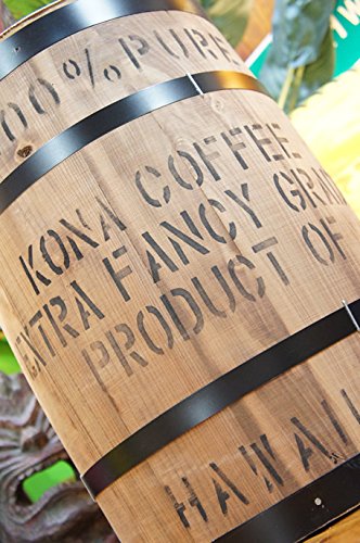 Amazon.co.jp: 【ハワイアン雑貨】 コナコーヒー木樽 (茶) Mサイズ 樽