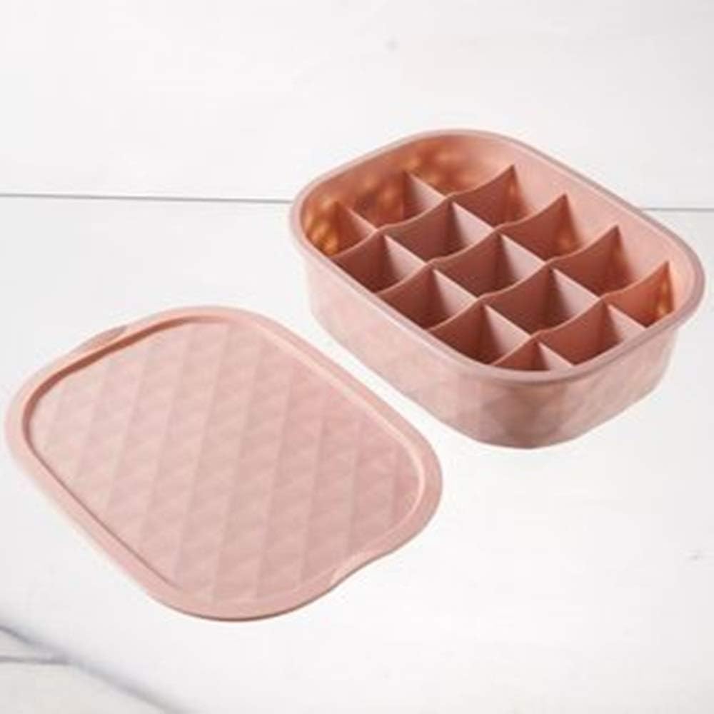 下着収納ボックス 下着ストレージボックスプラスチック製の収納ボックスストレージ下着バストソックス 引き出しオーガナイザー (色 :