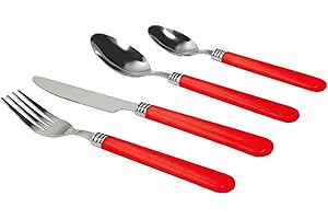 Gibson Sensations 16-Piece Stainless Steel Flatware Set with Caddy