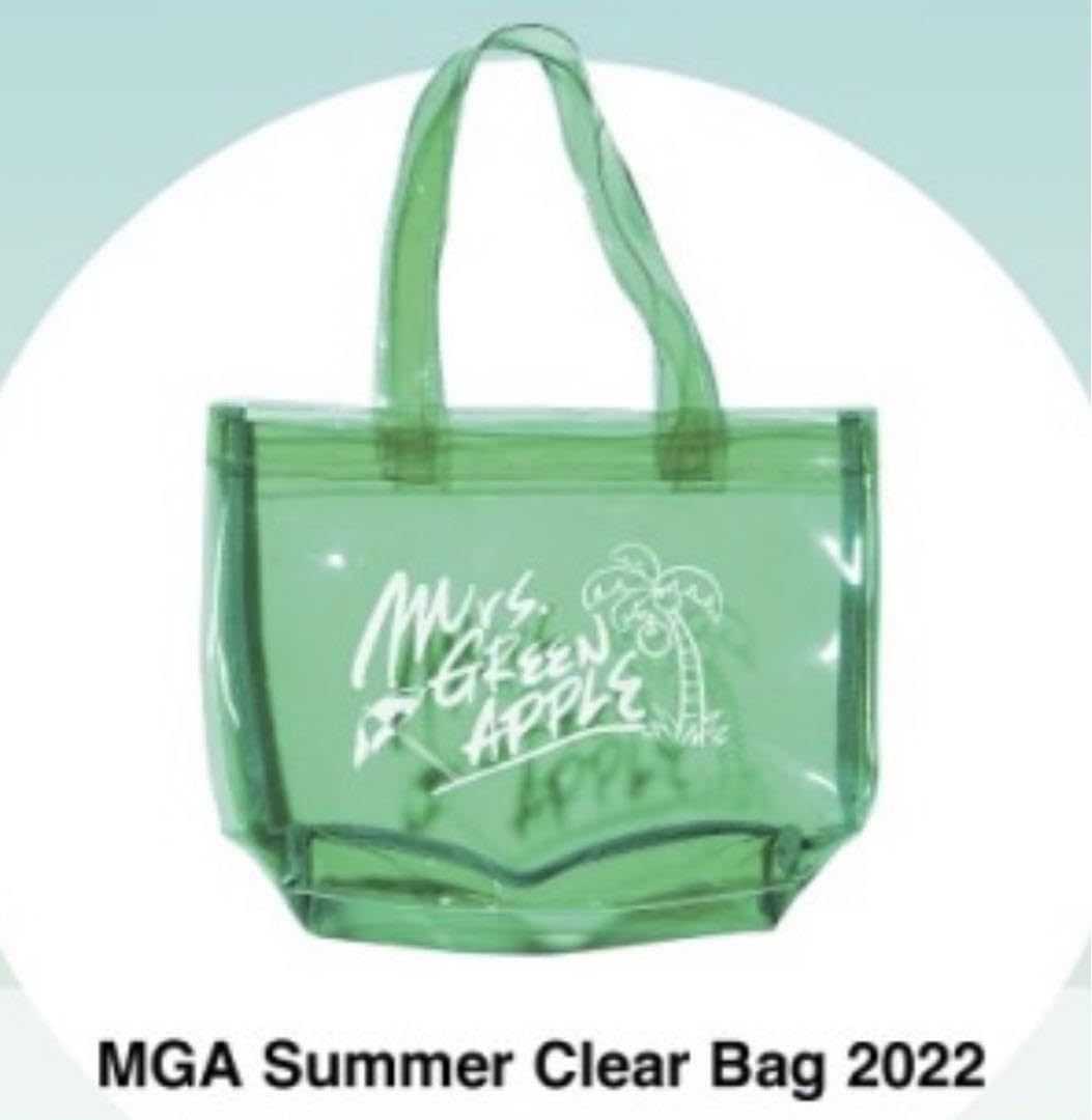 Mrs. GREEN APPLE 2022夏グッズ　サマークリアバッグ Amazon.co.jp: Mrs. GREEN APPLE Clear Bag クリアバッグ 2022