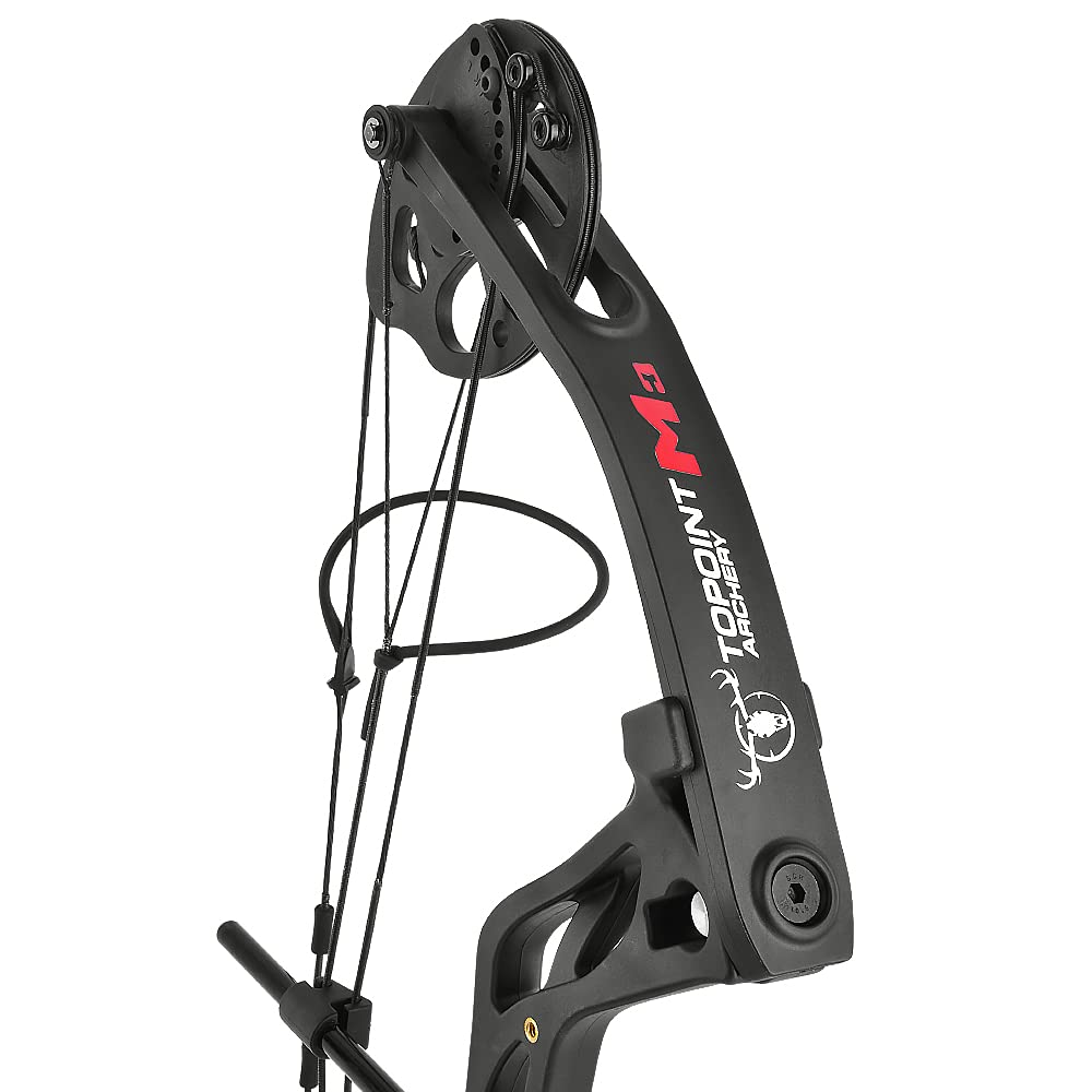 26"arco compound giovanile 10-30lbs regolabile arco da caccia junior e set di frecce 17"-27"lunghezza di tiro per i giovani e bambini tiro con l'arco di destinazione