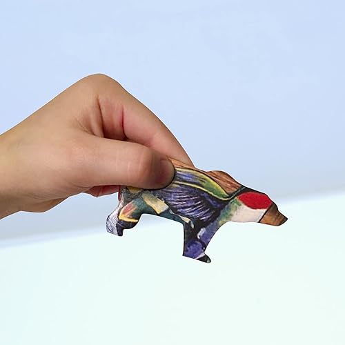 Miniatura 4 de MasterPieces Rompecabezas con forma de 100 piezas para niños, amigos del bosque, 14 x 19 pulgadas