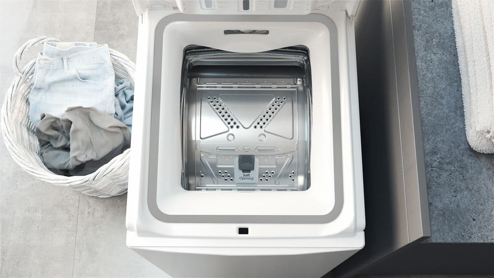 Bauknecht - WTL 56313 C Toplader-Waschmaschine - 6 kg Fassungsvermögen - Antiflecken-Programm ab 15°, Green&Clean, Mehrfachwasserschutz+ - Freistehend - Energieklasse C - 90 x 40 x 60 cm - Weiss