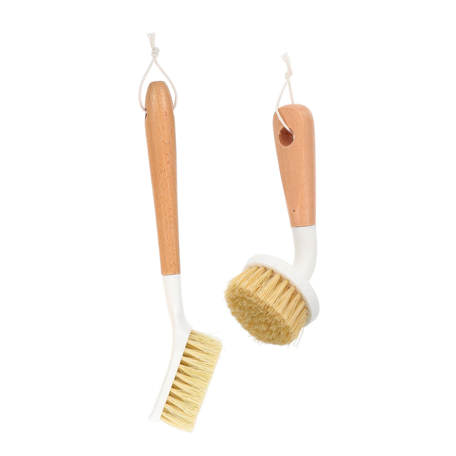 minkissy 6 piezas de cepillo de sisal cepillo de platos para el hogar, suministros de limpieza de baño, suministros de cocina, cepillo multiusos para platos, cepillo de limpieza de cocina, cepillo de