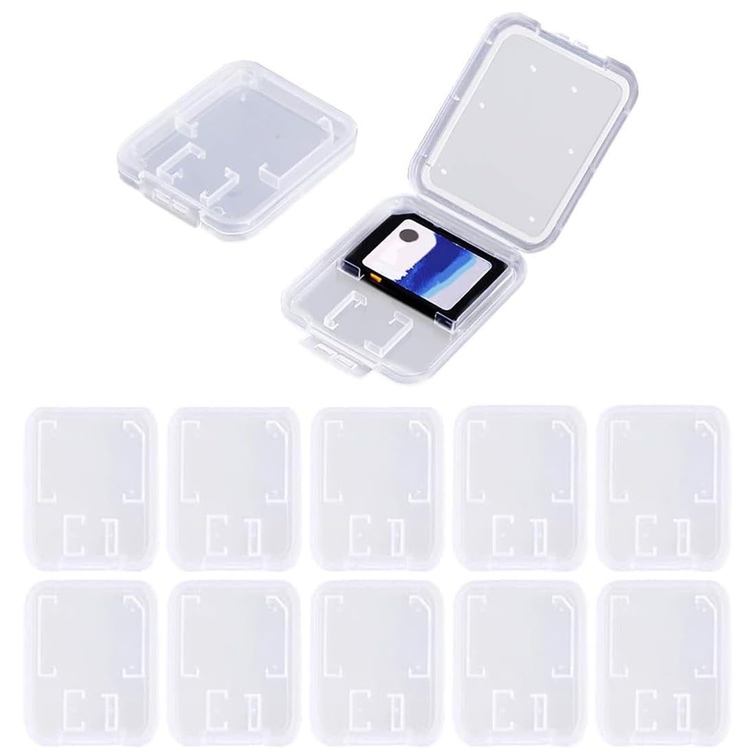 12 Pcs Custodia per schede di memoria SD e TF
