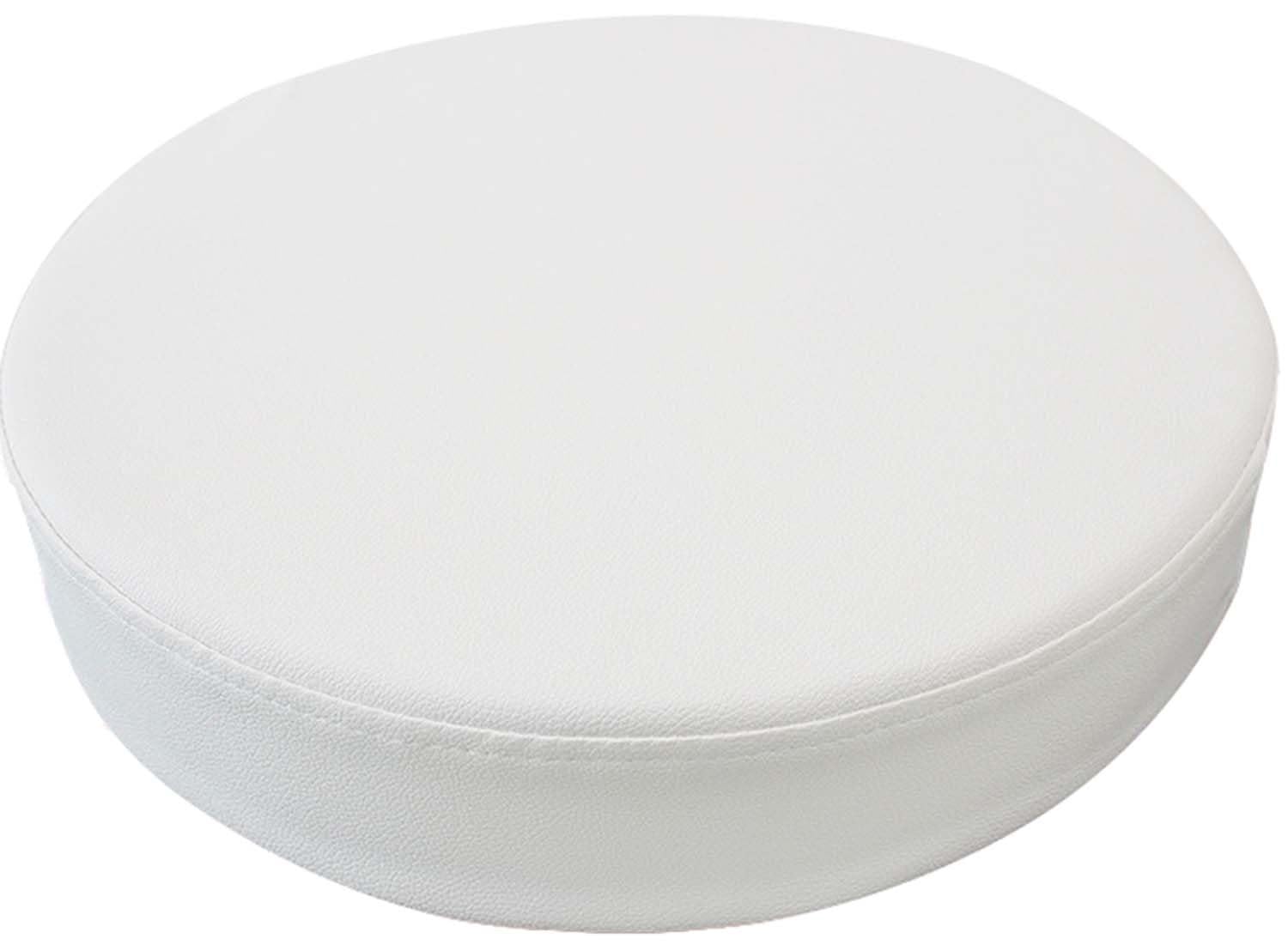SWJ-swjssb Round Chair Cushion Seat Pads For Dining Chairs, Premium Waterproof Chair Cushions With Invisible Zipper, Kitchen Circular Chair Pad For Garden Indoor/Outdoor Patio(White,35 cm)