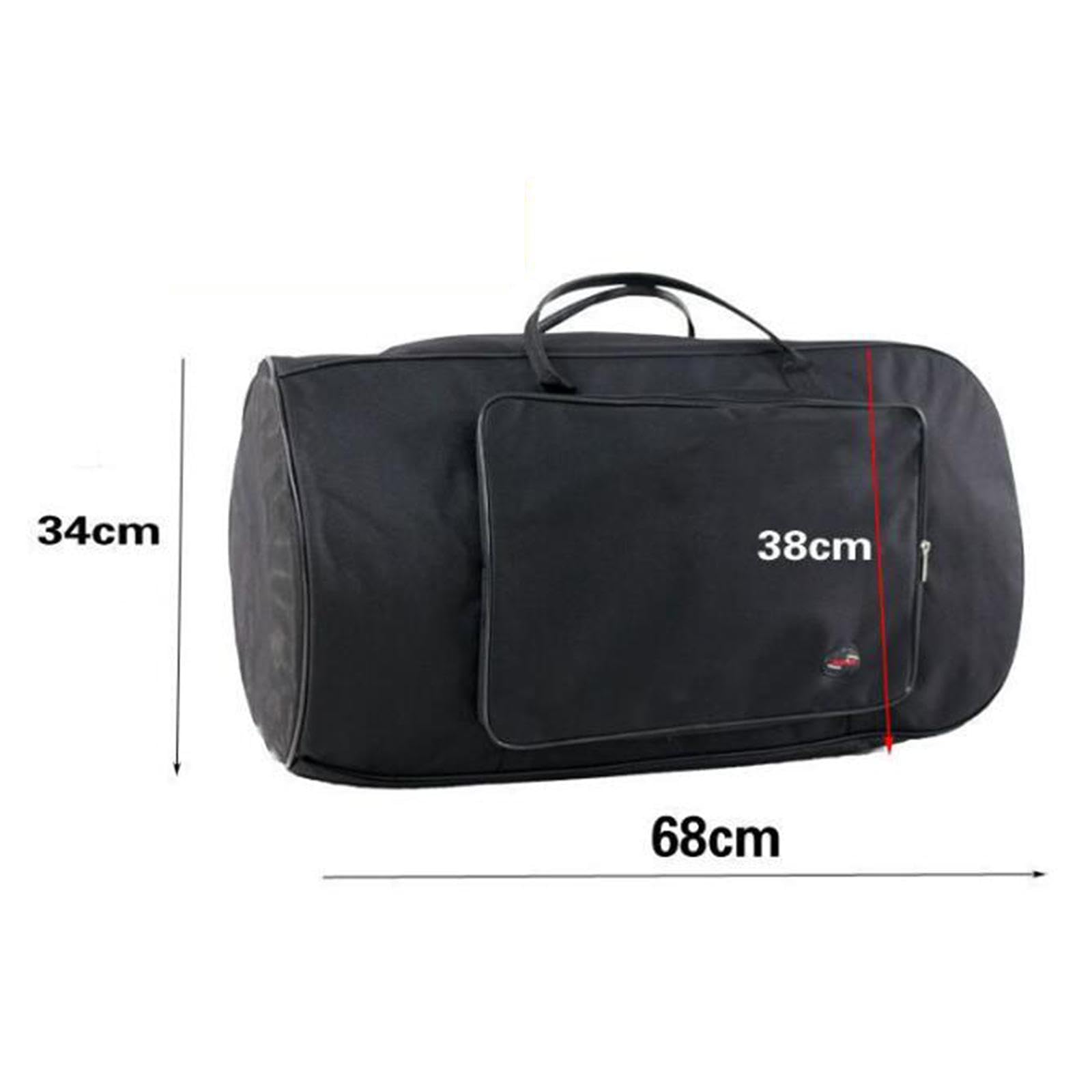 Harilla Bolsa de viaje para bombardino con bolsillo, mochila profesional, Estuche de transporte para exteriores, conciertos, puesta