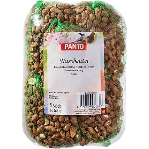 Panto Wildvogelfutter, 5 Stück Nussbeutel Cover