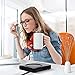Colorsmoon Coffee Mug Warmer, Electric Cup Warmer for Desk Use, 4 Temperature Levels & 8-Hours Auto Shut Off, Mug Heater for Coffee, Milk, Tea, Cocoa, Hot Chocolate, etc.