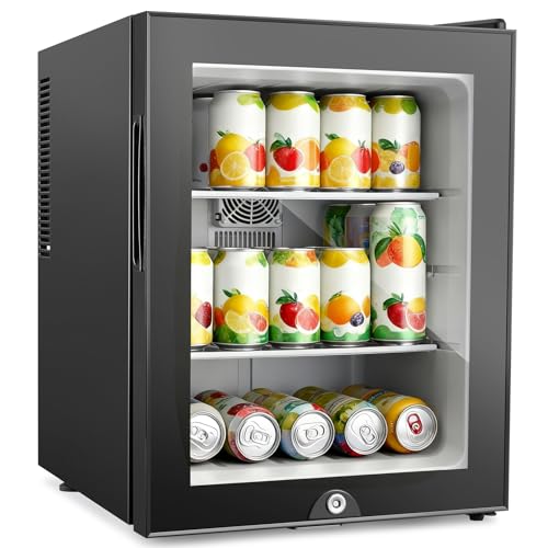 La Mejor Recopilación de Mini Refrigerador Coppel - los más vendidos. 47 Mini Refrigerador de 40 Litros de 62 Latas, MTQ Frigobar Refrigerador para Bebidas Puerta Frontal de Cristal Transparente para Refrescos, Cerveza, Vino, Puerta de Vidrio de Acero...