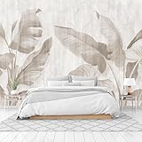 Cliouar-Retro Tropical Plants Wall Mural wallpaper-103 x 69'