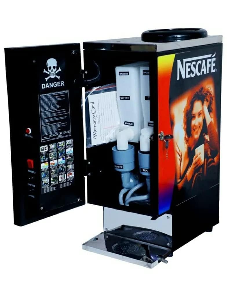 Coffee Machine 2 Lane, Fully Automatic Tea & Coffee Vending Machine For Offices & Shops
